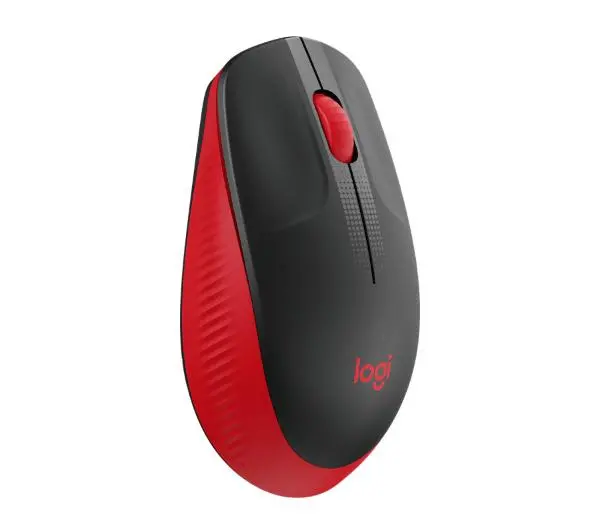 Logitech M190 Czarno-czerwony