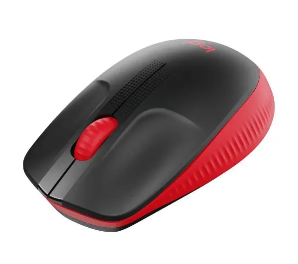 Logitech M190 Czarno-czerwony