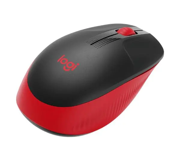 Logitech M190 Czarno-czerwony