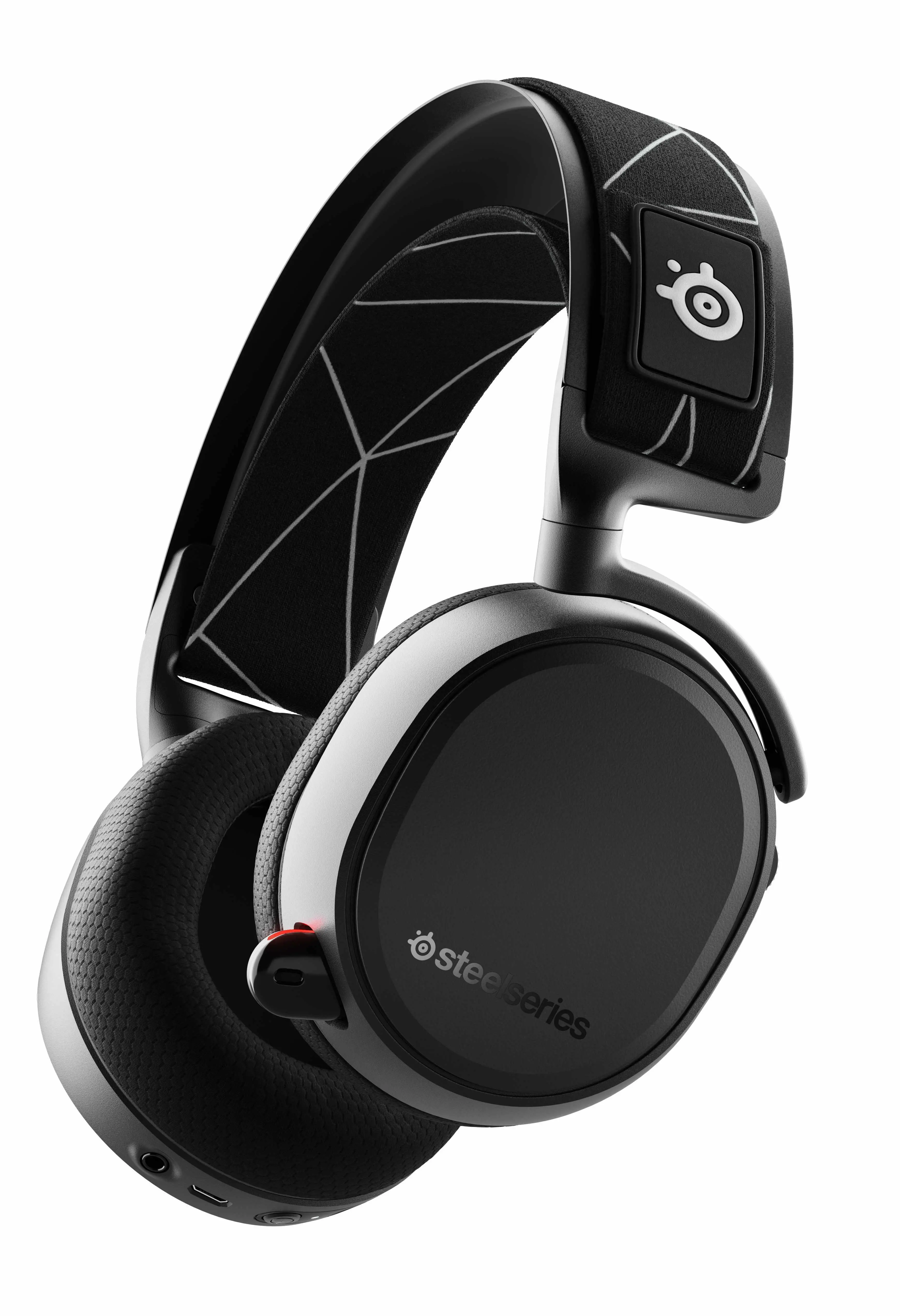 Słuchawki bezprzewodowe z mikrofonem SteelSeries Arctis 9 Nauszne Czarny