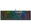 Klawiatura mechaniczna Corsair K60 RGB PRO Cherry MX Viola Czarny