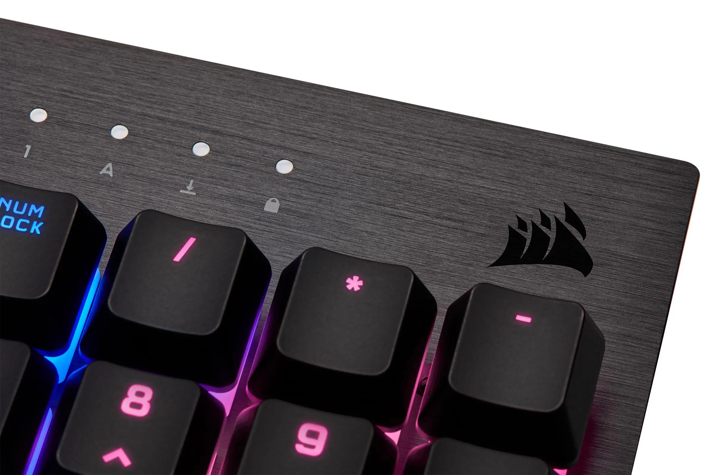 Klawiatura mechaniczna Corsair K60 RGB PRO Cherry MX Viola Czarny