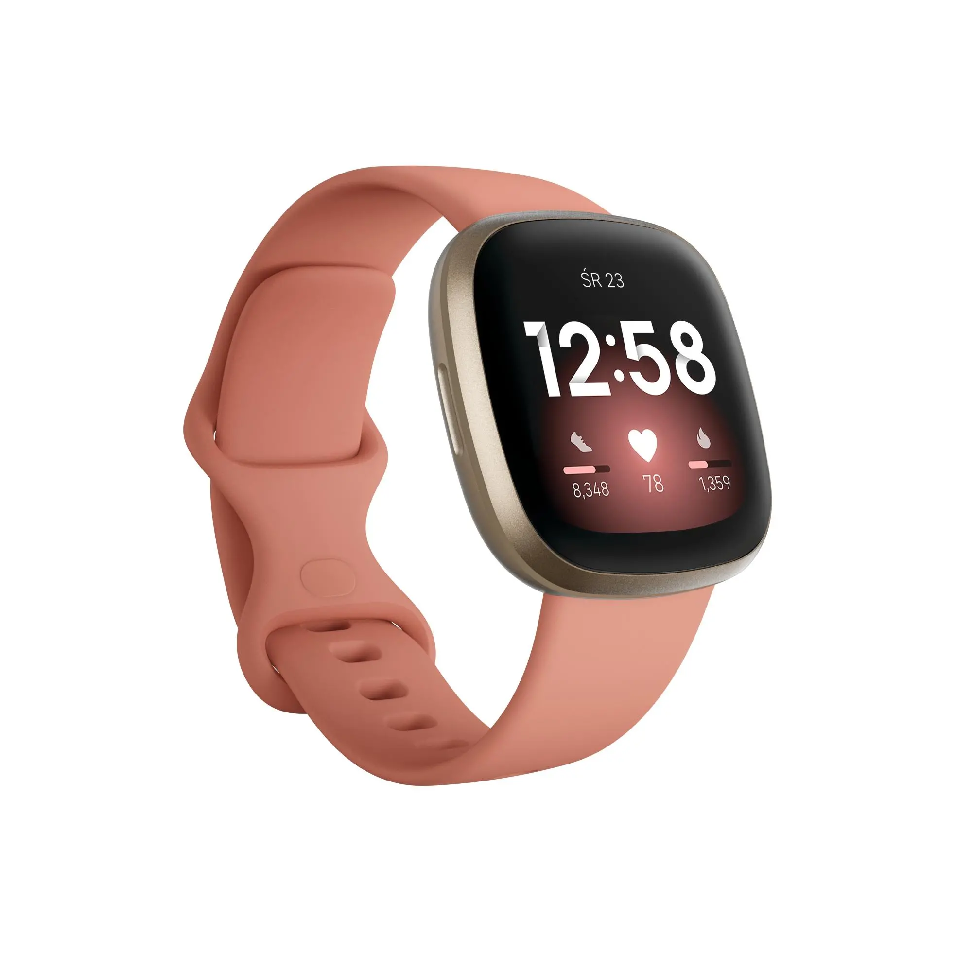 Smartwatch Fitbit by Google versa 3 Z oty ro owy Opinie Cena RTV EURO AGD