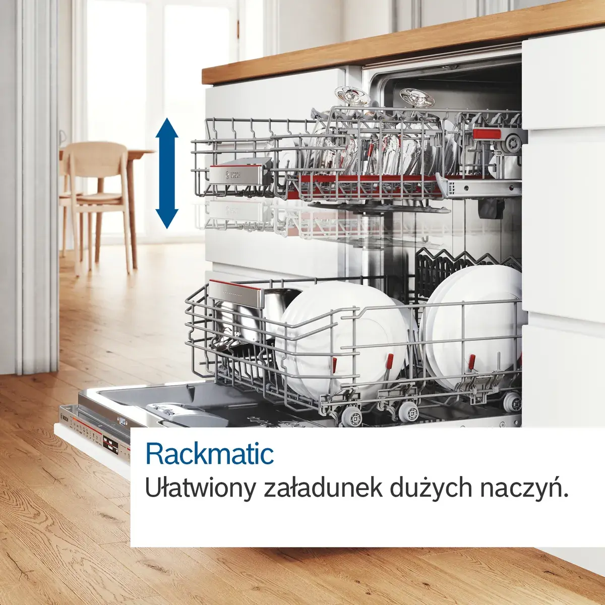 Zmywarka Bosch Serie 4 SPS4HMI53E 45cm Szuflada na sztućce Zdalne sterowanie