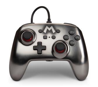 Pad PowerA Enhanced Mario Silver do Nintendo Switch Przewodowy