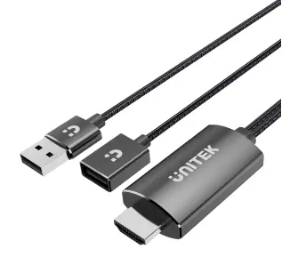 Kabel Unitek USB A - HDMI 1m Czarny