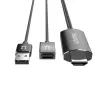 Kabel Unitek USB A - HDMI 1m Czarny