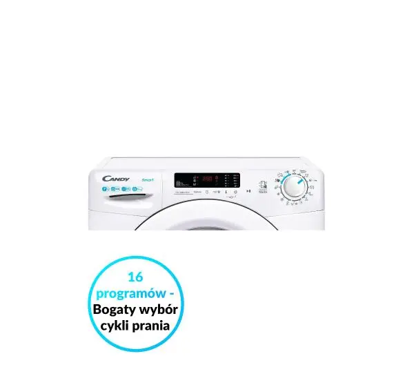 Candy Smart CS 1272DE/1-S Slim 7kg 1200obr/min - Kup na Raty - RRSO 0%