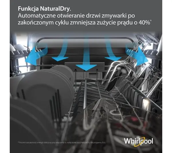 Whirlpool WIO 3C23 E 6.5 59,8cm Automatyczne otwieranie drzwi - Kup na Raty - RRSO 0%