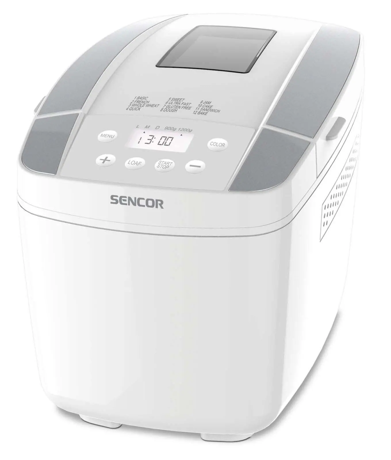 Wypiekacz do chleba Sencor SBR 0770WH 10 programów 800W