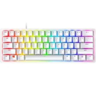 Klawiatura mechaniczna Razer Huntsman Mini Clicky Red Linear Optical Switch Red mercury Biały