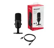 Mikrofon HyperX SoloCast Przewodowy Pojemnościowy Czarny