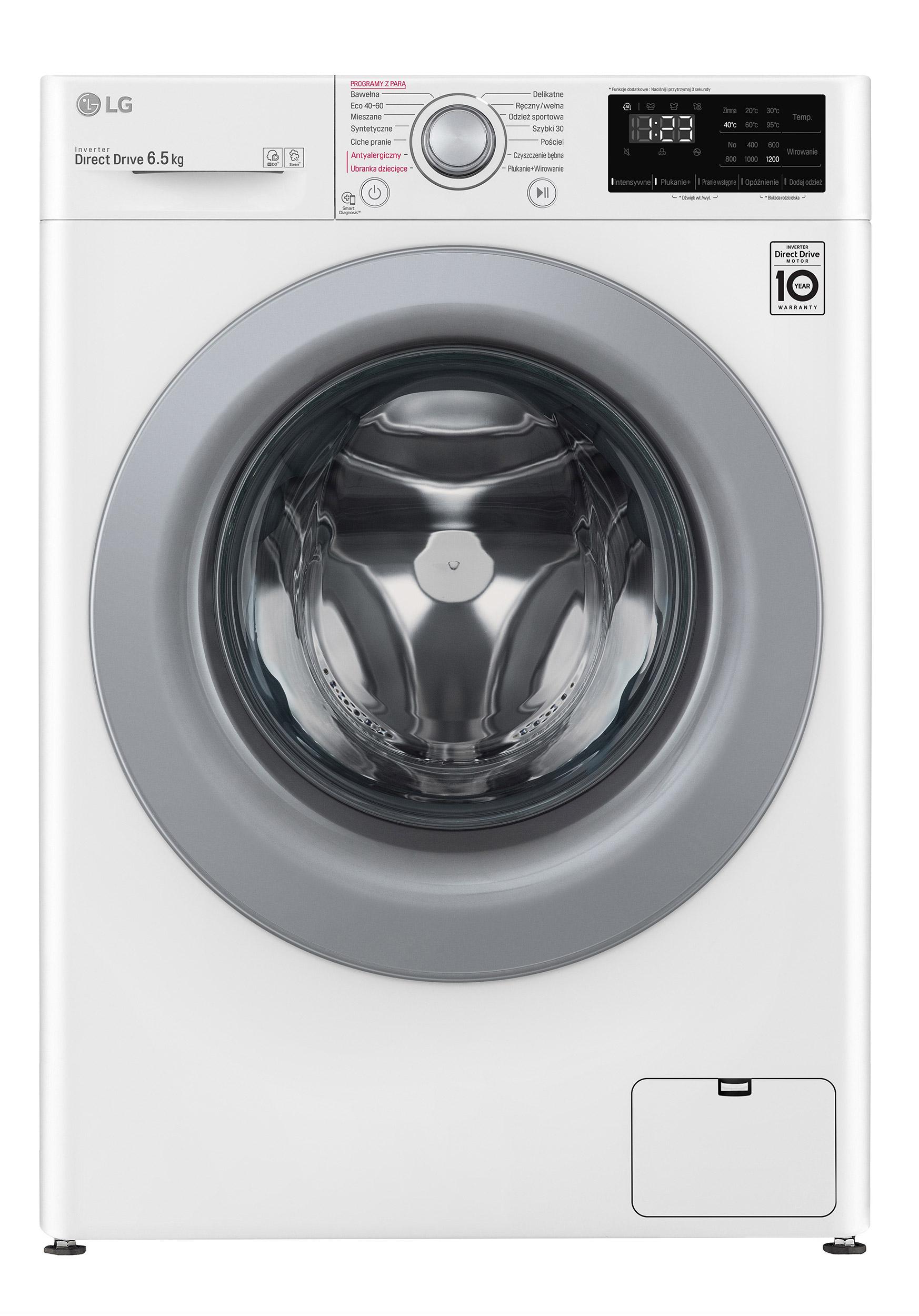 Pralka LG F2WN2S6S4E Slim 6,5kg 1200obr/min