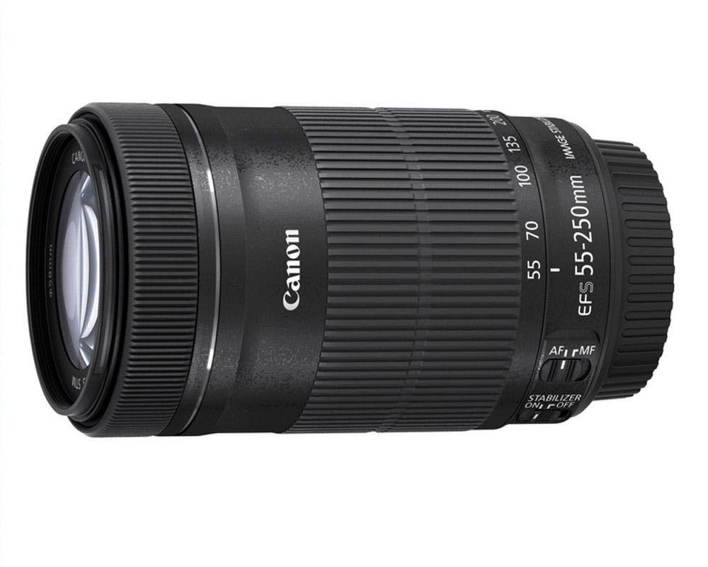 Obiektyw Canon uniwersalny zoom EF-S 55-250 mm f/4-5.6 IS STM