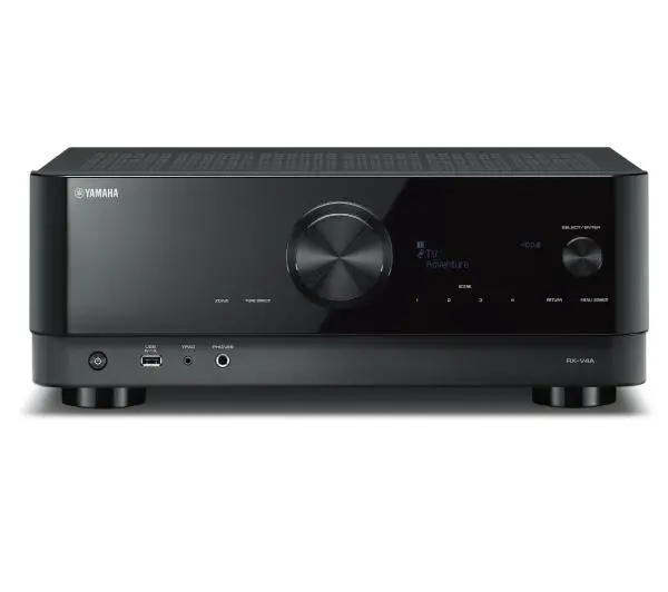 Yamaha MusicCast RX-V4A Czarny, Pure Acoustics NOVA 8, NOVA 6 Czarny - Kup na Raty - RRSO 0%