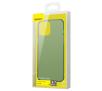 Etui Baseus Frosted Glass Protective Case do iPhone 12 Pro Max (zielony)
