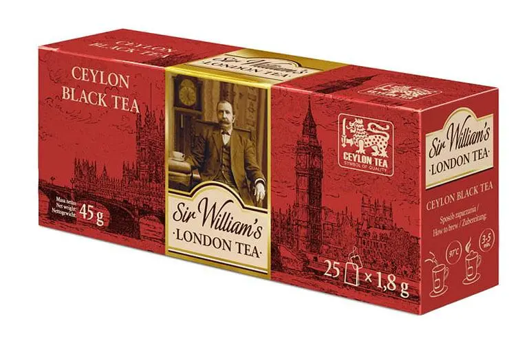 Herbata Sir Williams London Ceylon Black 25szt.
