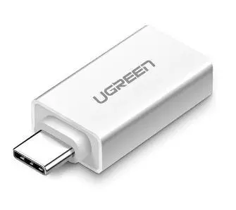 Adapter UGREEN US-173 USB-C na USB-A 3.0 g Gb/s Biały