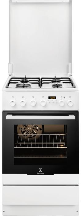 Kuchnia gazowo-elektryczna Electrolux EKK54553OW - termoobieg