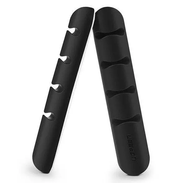 Organizer kabli UGREEN LP114 / 30762 4 sloty 2szt. Czarny