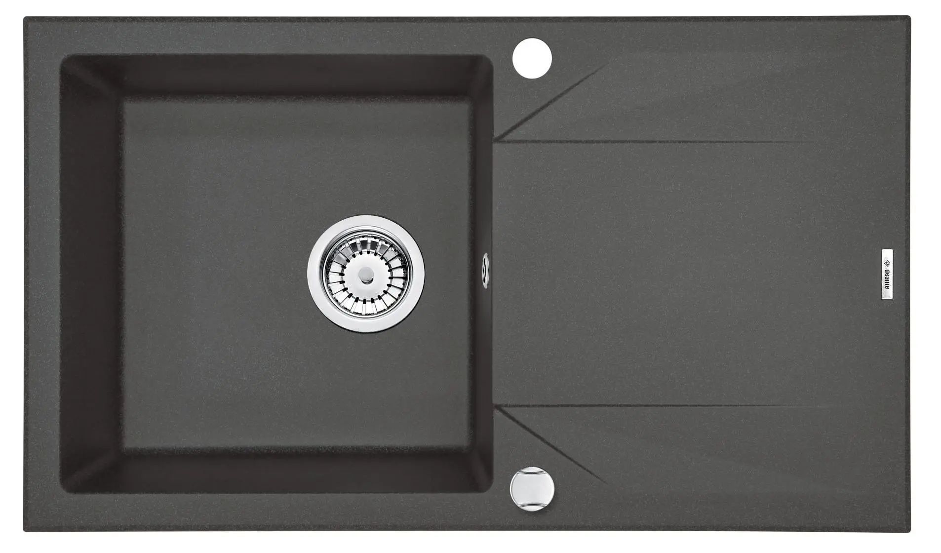 Zlewozmywak Deante Evora ZQJ T113 Granitowy Antracyt