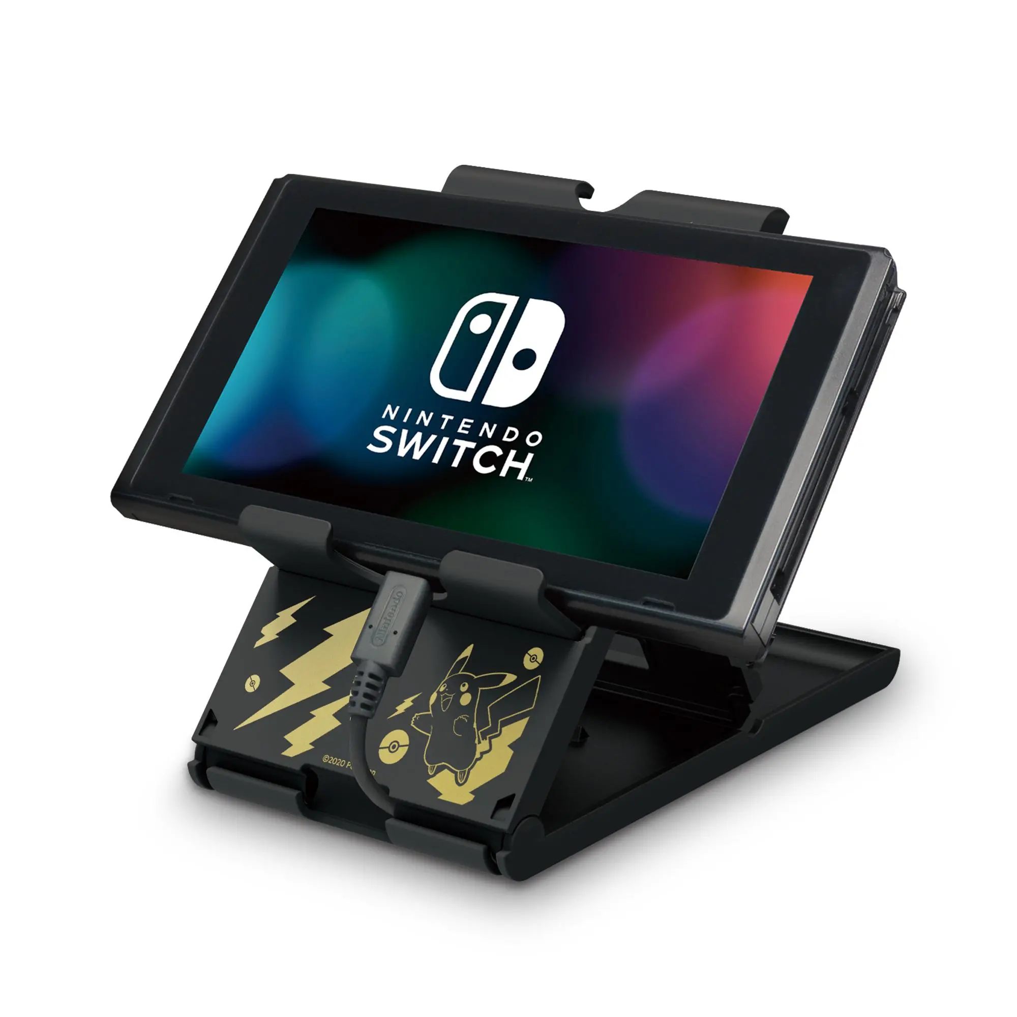 Podstawka Hori NSW-294U Nintendo Switch Playstand Pikachu Black & Gold