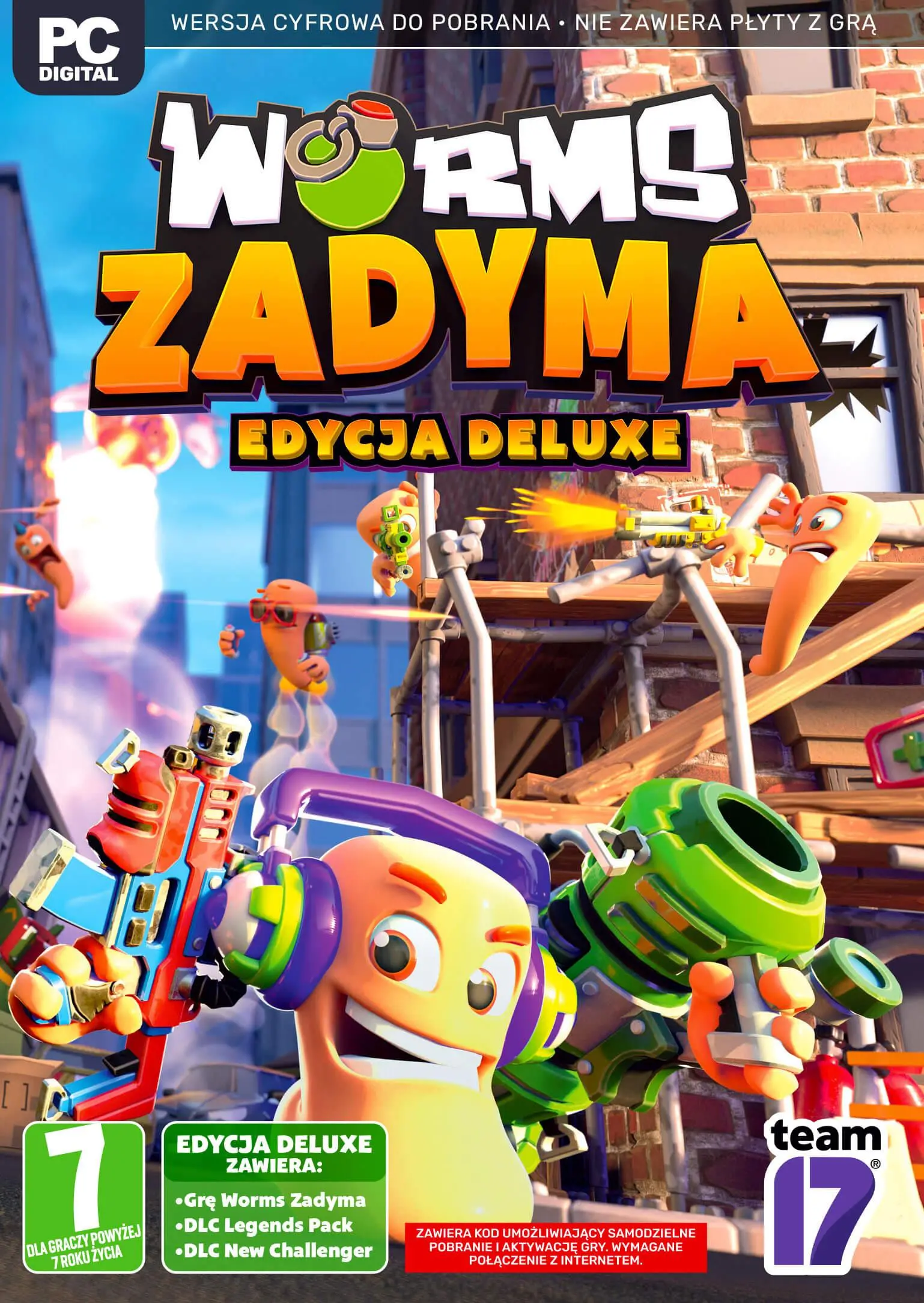Worms Zadyma Edycja Deluxe Gra na PC
