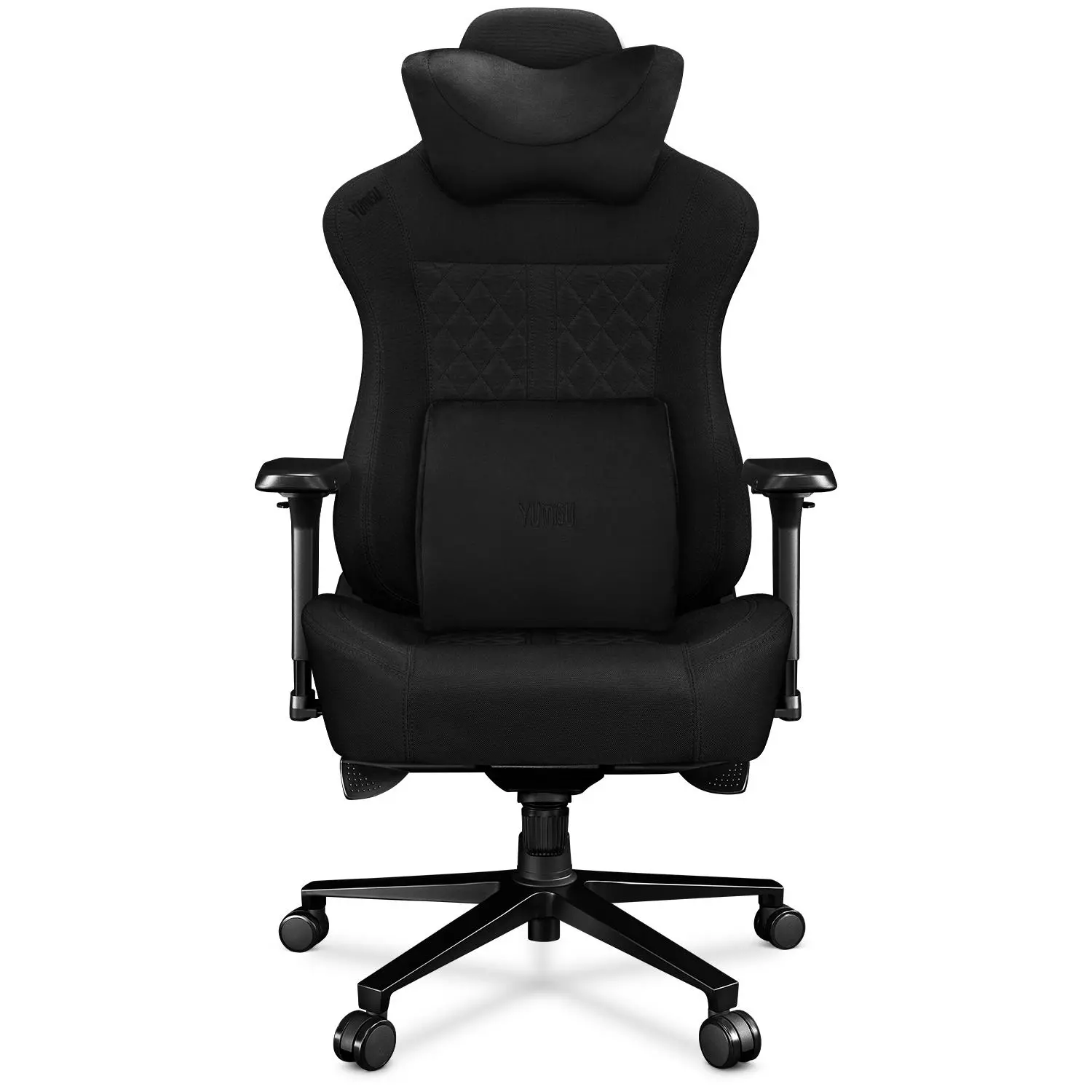 Fotel Yumisu 2052 Tkanina Biurowy do 180kg Tkanina Czarny