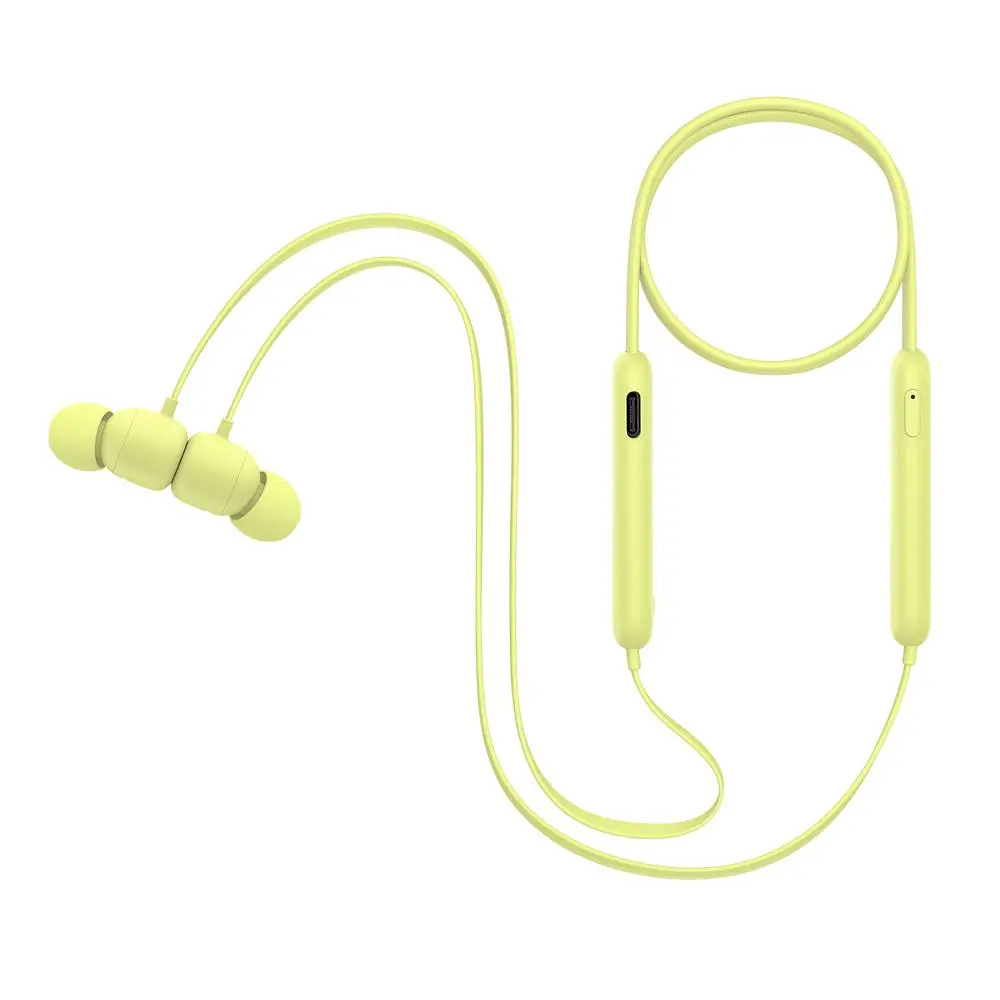 фото Навушники з мікрофоном Beats by Dr. Dre Beats Flex All-Day Wireless Earphones Yuzu Yellow (MYMD2)