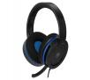 Słuchawki przewodowe z mikrofonem Snakebyte Head:Set 4 Pro Nauszne Czarno-niebieski