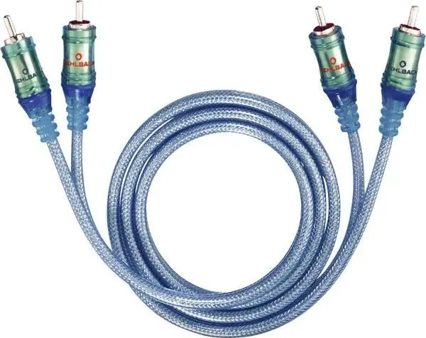 Kabel  audio Oehlbach Ice Blue 92022 2m Niebieski