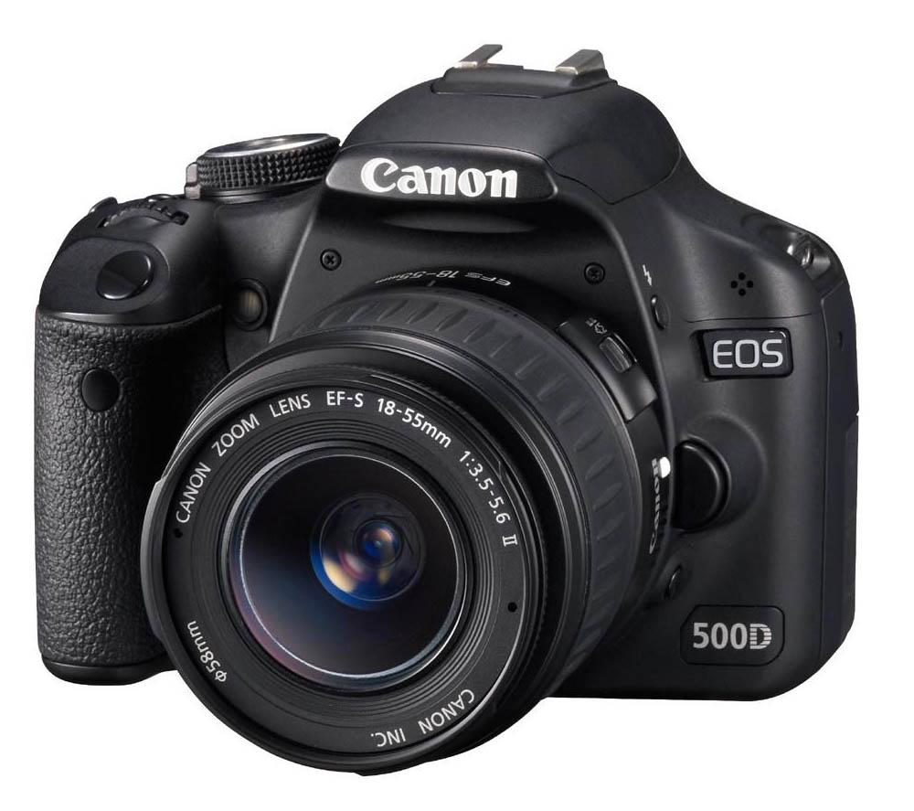 Lustrzanka Canon EOS 500D + 18 - 55 mm