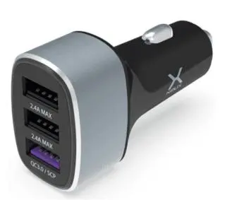 Krux 3x USB QC 3,0 42W Czarny