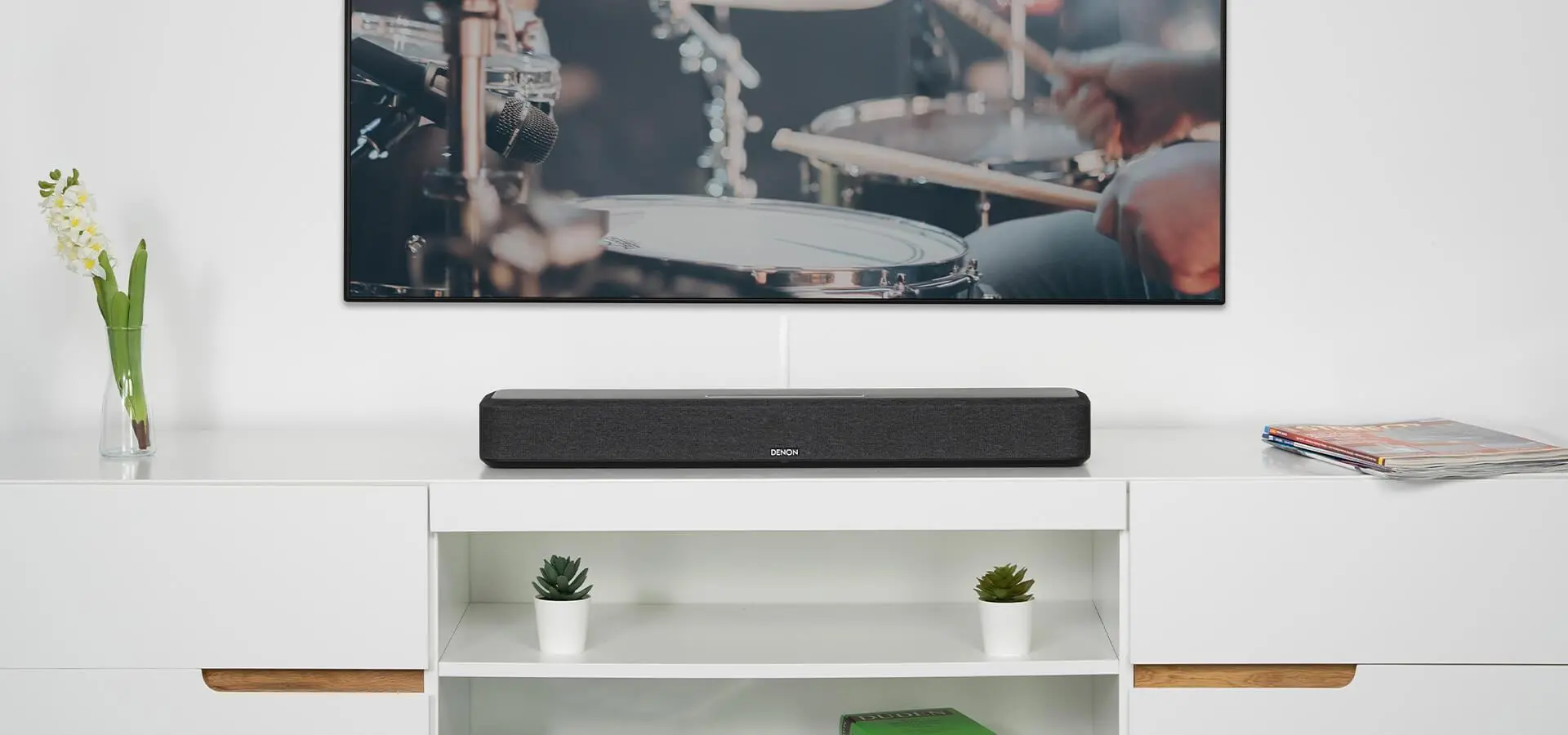 Soundbar Denon Home Sound Bar 550 4.0 Wi-Fi Bluetooth