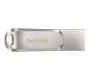 PenDrive SanDisk Ultra Dual Drive Luxe 64GB USB Typ C / USB 3.0 Srebrny