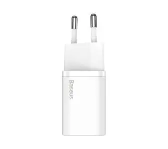 Ładowarka sieciowa Baseus CCSUP-B02 Super Si Quick Charger 1C PD 20W USB-C Biały