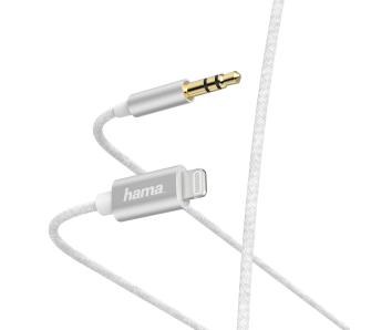 Kabel Hama audio jack 3,5mm do Lightning 1m Biały