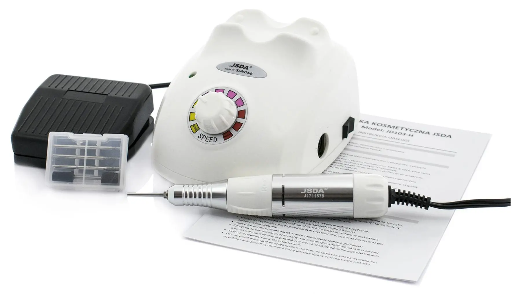 Frezarka do paznokci JSDA for SUNONE 35W Biały
