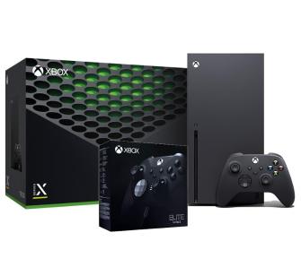 Konsola Xbox Series X 1TB z napędem + pad Xbox One Elite Series 2