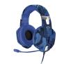 Słuchawki przewodowe z mikrofonem Trust GXT 322B Carus Nauszne Niebieski