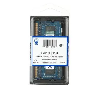 Pamięć Kingston DDR3L 4GB 1600 CL11 SODIMM