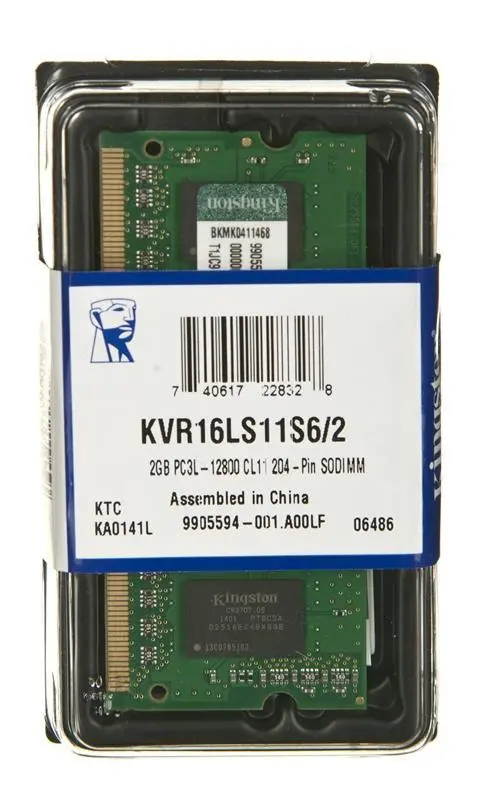 Pamięć Kingston DDR3 2GB KVR16LS11S6/2 SODIMM