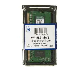 Kingston DDR3 2GB KVR16LS11S6/2 SODIMM