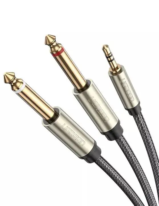 Kabel audio UGREEN AV126 / 10613 1m Srebrny