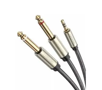 Kabel  audio UGREEN AV126 / 10613 1m Srebrny