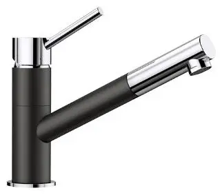 Blanco Kano-S 526174 Chrom/Czarny Wygląd silgranitu - Kup na Raty - RRSO 0%