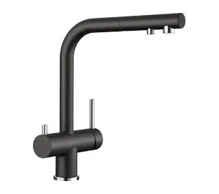 Blanco Fontas-s II 526158 Czarny Wygląd silgranitu - Kup na Raty - RRSO 0%