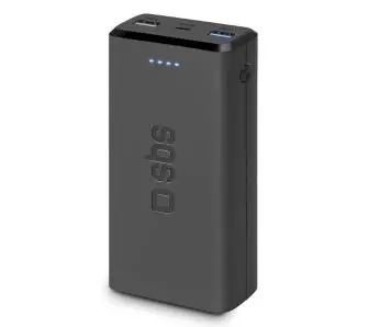 Powerbank SBS TTBB20000FASTK 20000mAh USB-C + micro USB 10W Czarny