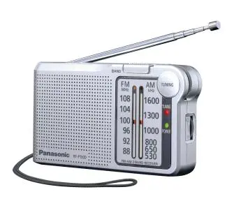 Radioodbiornik Panasonic RF-P150D Radio FM Srebrny