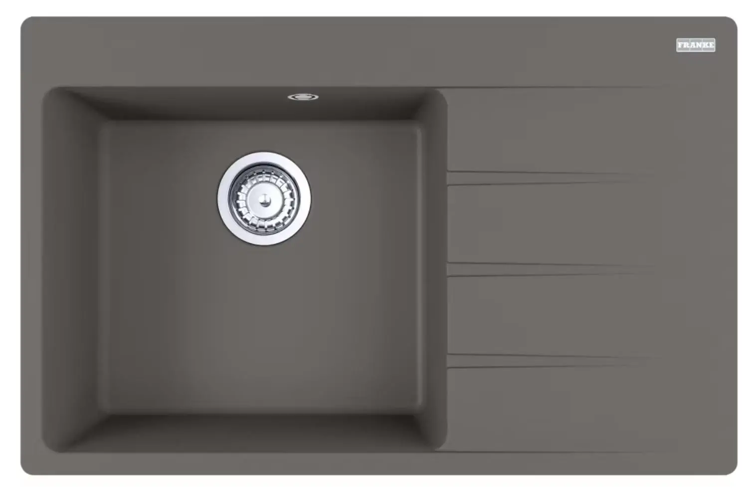 Zlewozmywak Franke Centro CNG 611-78 TL Komora z lewej strony Granitowy Kamienny szary